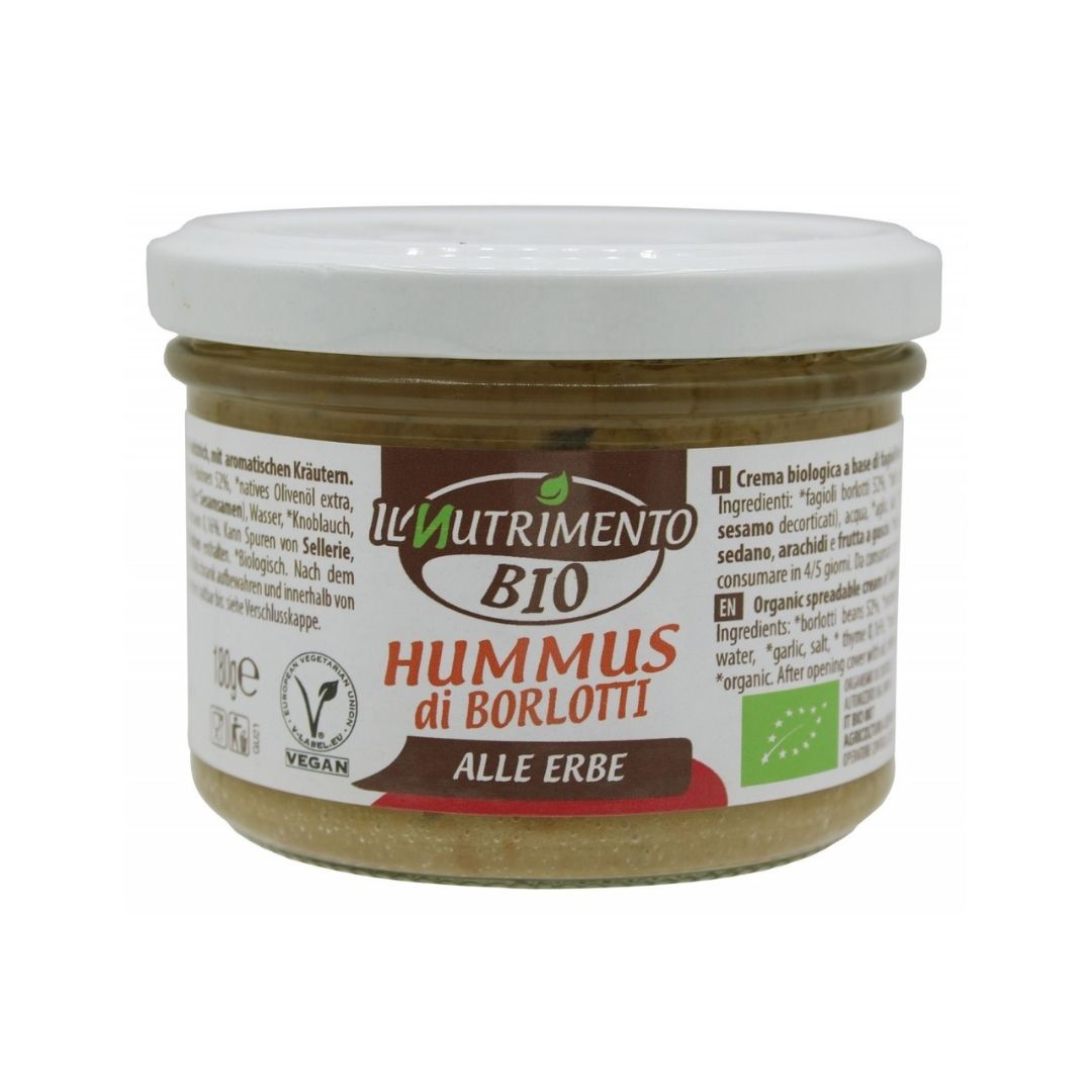 HUMMUS DI BORLOTTI ALLE ERBE 180G